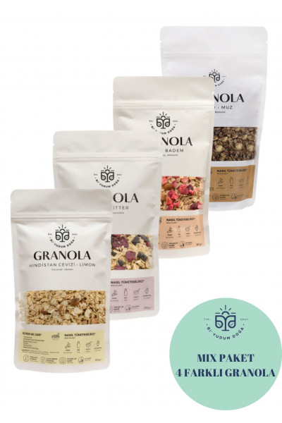 El Yapımı 4'lü Mix Granola