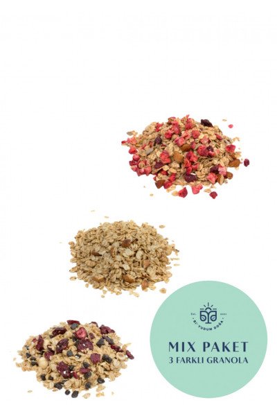 El Yapımı 3'lü Mix Granola