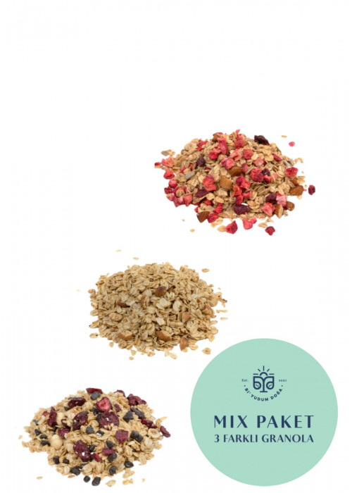 El Yapımı 3'lü Mix Granola